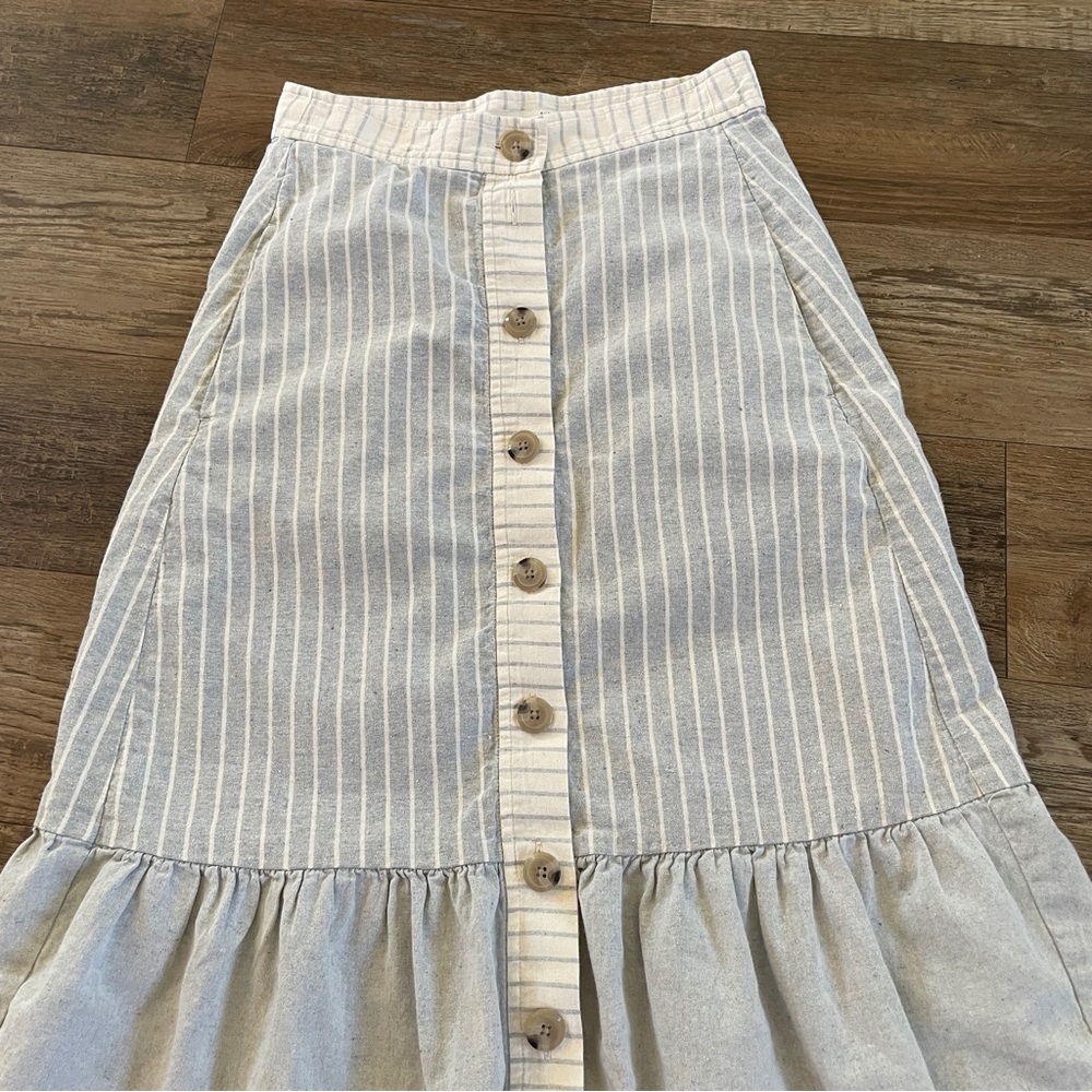 Madewell denim project patchwork cottagecore maxi… - image 3